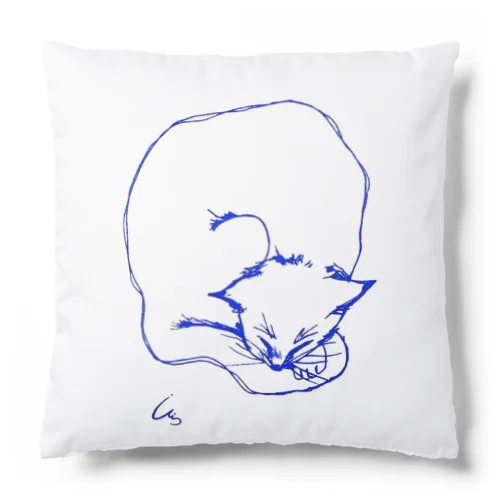 blue cat Cushion