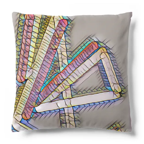 【Abstract Design】No title - Mosaic🤭 Cushion