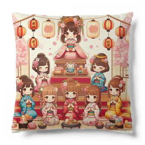 「ひな祭りプレゼント」のイメージを思い浮かべてみてください！ Cushion