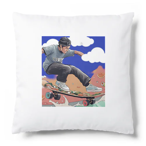 スケーターによる寿司星球探し Cushion