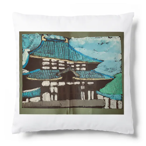 奈良　大仏殿 Cushion