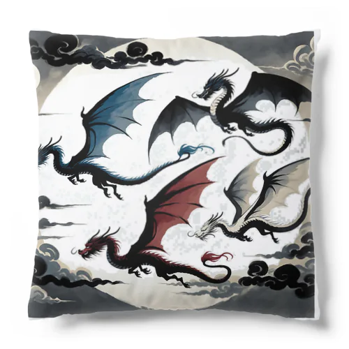 月夜、四龍 Cushion