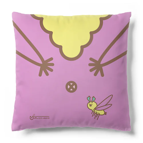 「びわ湖woクリーンniあらいぐま」でべそクッション Cushion