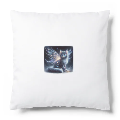 星空の舞、夜を守る猫 Cushion