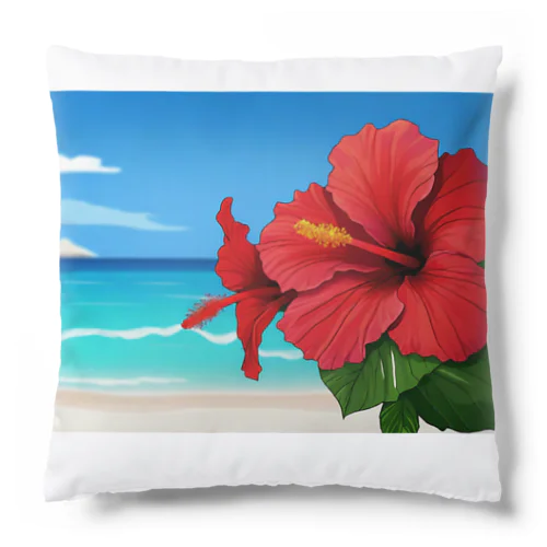 ハイビスカス　リゾート　🌺　🏝️ Cushion