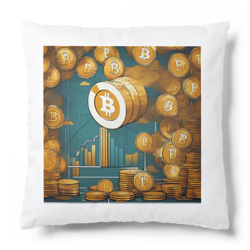 ビットコイン+チャート Cushion