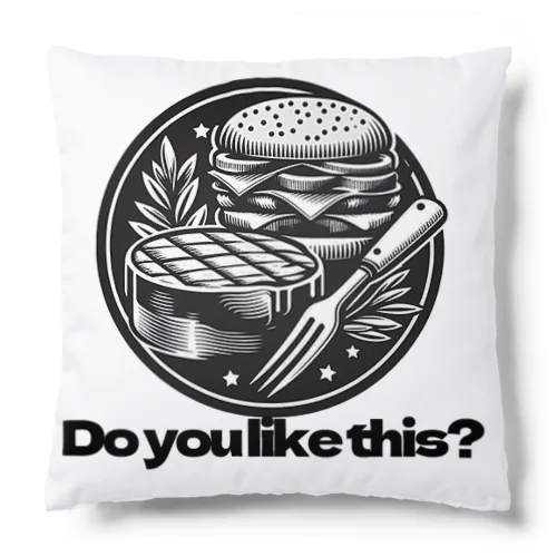 no meat no life Cushion