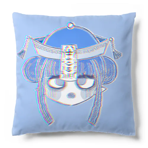 キョンシーちゃん(blue) Cushion