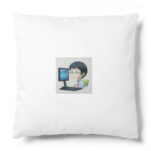 株価チェック中＠サラリーマン Cushion