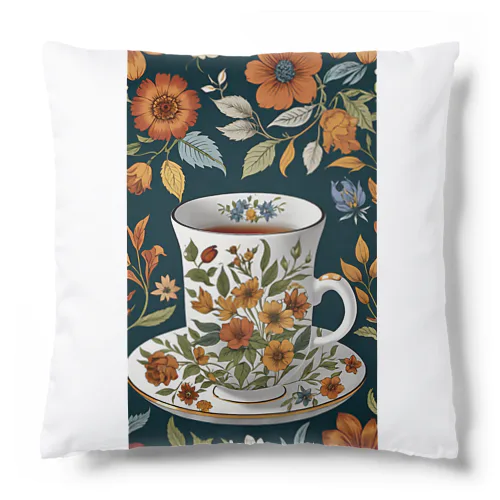 花の詩カップ(The Flower Poetry Cup) Cushion