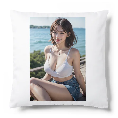 九十九里の塩風を感じて Cushion