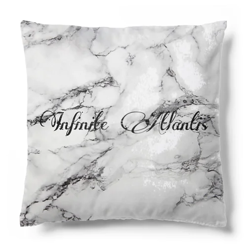 Infinite Atlantis (white marble) クッション