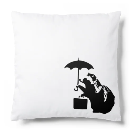 Umbrella Tanuki Cushion