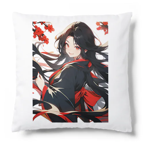 黒髪の少女 Cushion