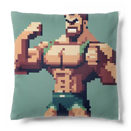 マッチョのドット絵６ Cushion