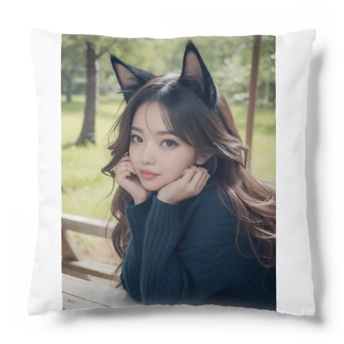 猫耳ちゃん Cushion