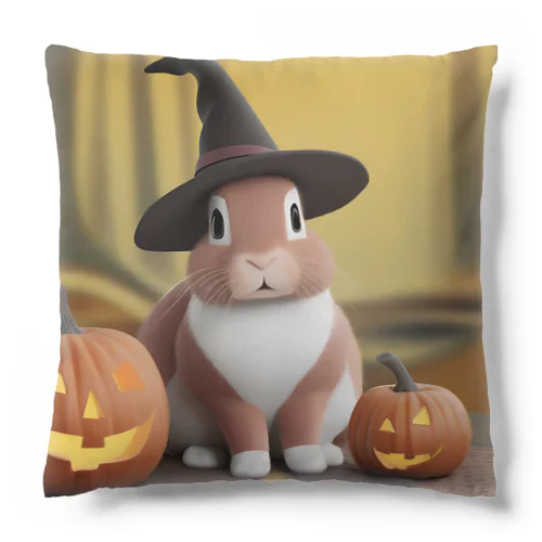 ハロウィンのうさぎ Cushion