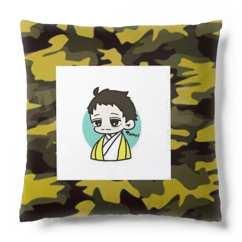 迷彩柄シリーズ(イエロー) Cushion