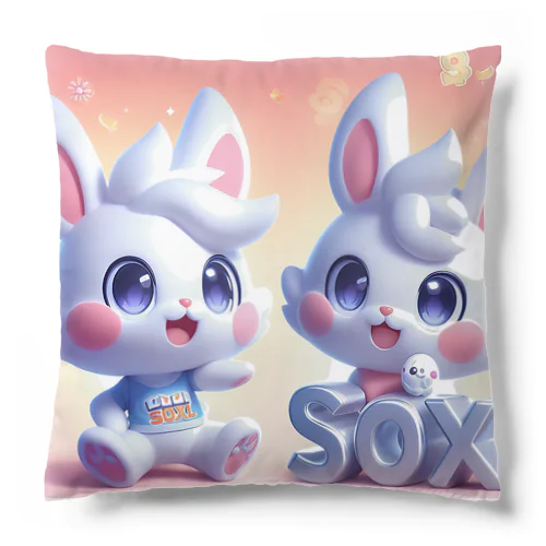 SOXLくん and SOXちゃん Cushion