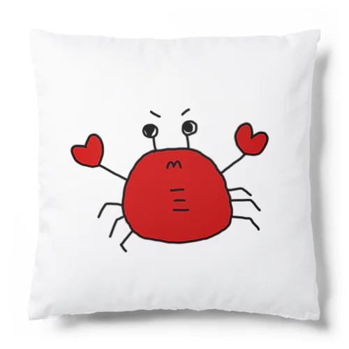 ひょっこり現れたカニ Cushion