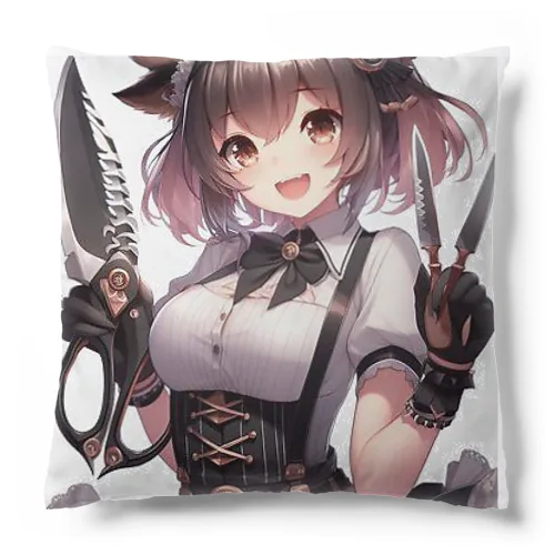 部屋に忍び込んできた可愛らしい女の子😍 Cushion