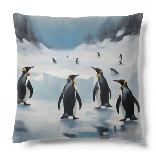 共存を目指すペンギン Cushion