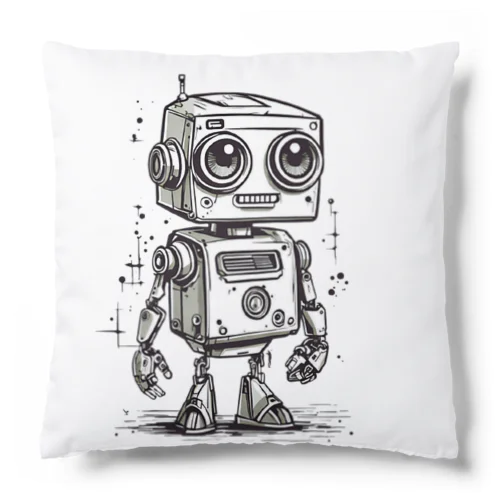 ニタニタ笑うガラクタロボットくん Cushion