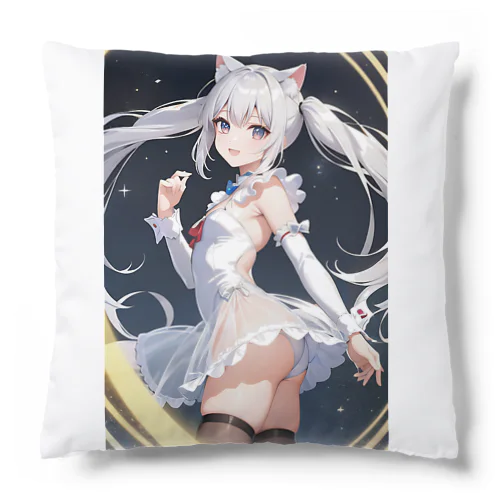 魔法猫少女ルナ「お～きな希望に た～だしい心！」中学1年生 Cushion