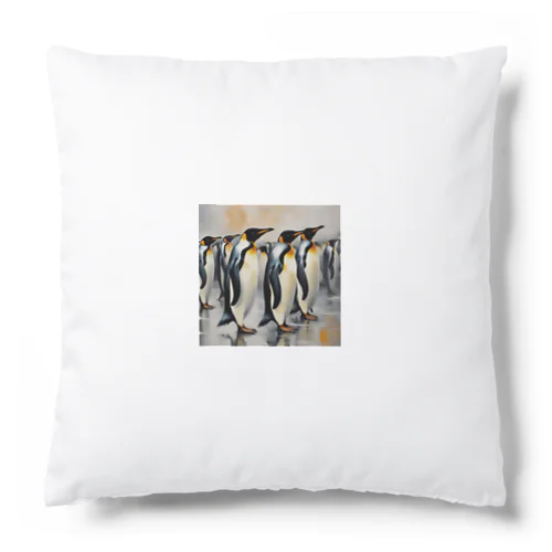 仲間のために自分を奮起するペンギン Cushion