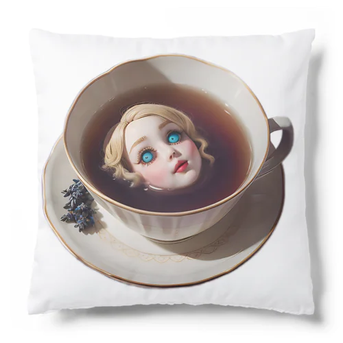 生首ドールティー Cushion