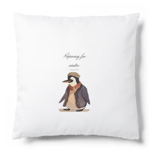 厚着ペンギン Cushion