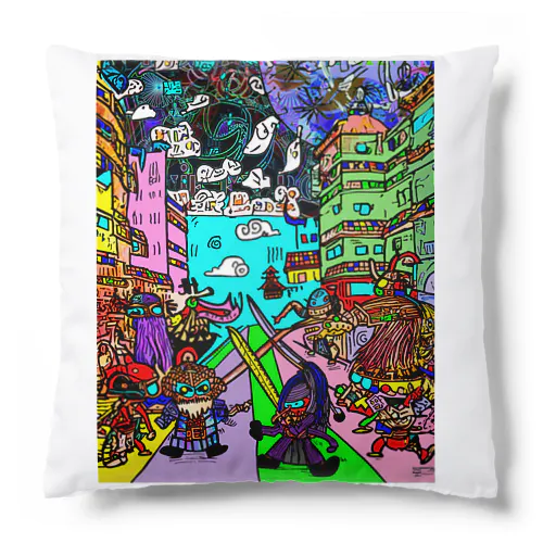 宇宙人類皆兄弟 VERTICAL Cushion