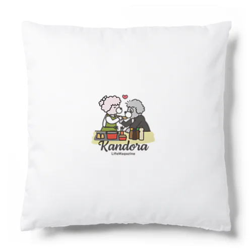 お料理デートを楽しむバダくんとハヌルちゃん Cushion