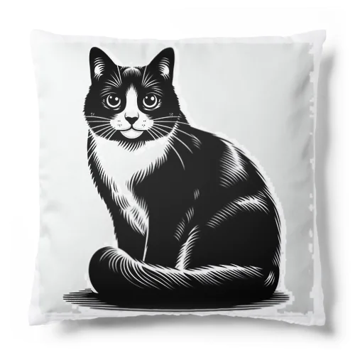 たたずむネコ Cushion