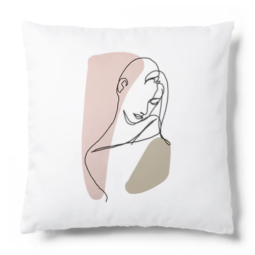 woman（背景透過ver.） Cushion