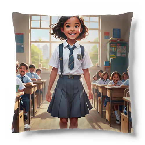 海外の小学生 Cushion