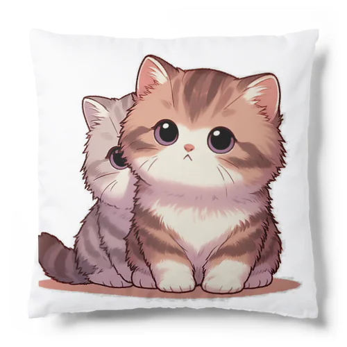 かわいい子猫の兄弟 Cushion