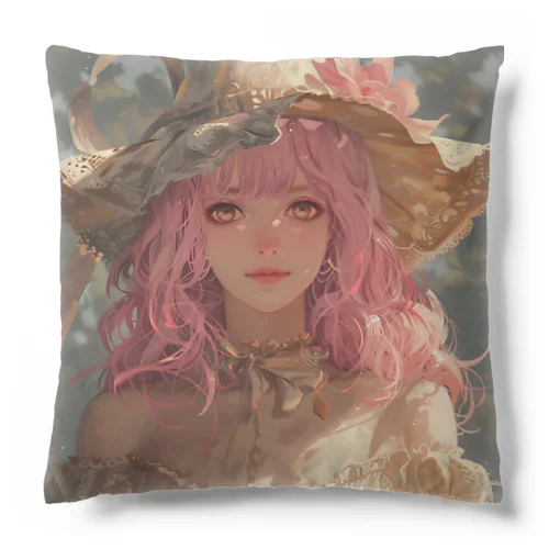 あなたをお守ります女性　なでしこ1478 Cushion