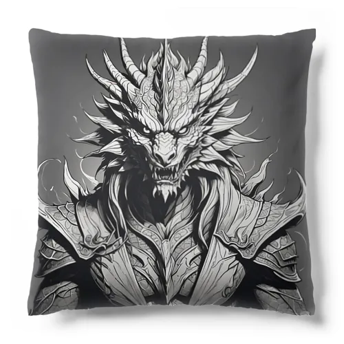 ドラゴン 鉛筆画03 Cushion