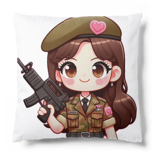 army girl クッション