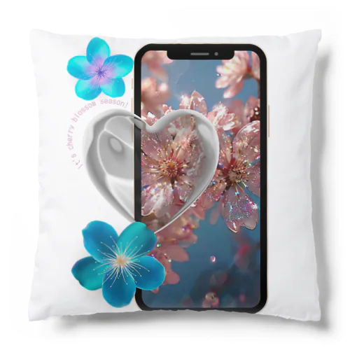 色々「え？」なキラキラ桜 Cushion