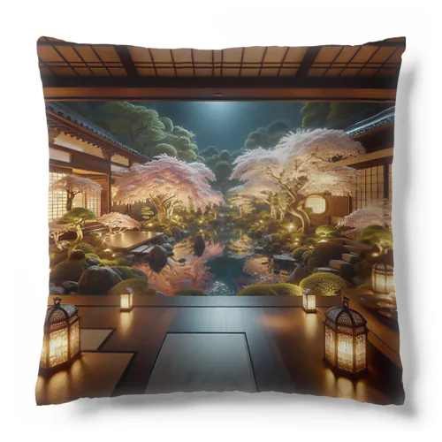 広大な日本庭園 Cushion