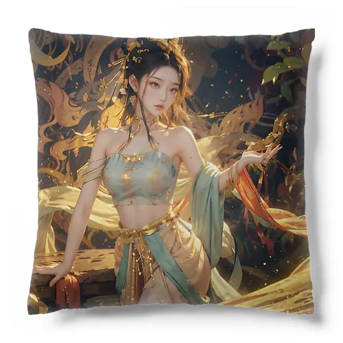 BeautifulOrientalGirl-B Cushion