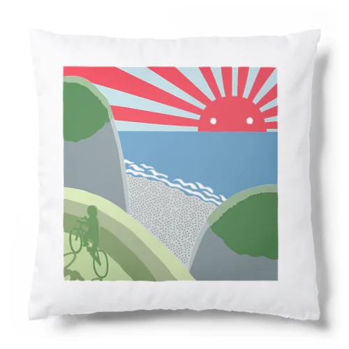 浜辺の朝日 Cushion