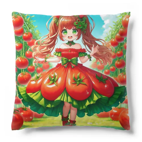 可愛い、トマト、リコピン Cushion