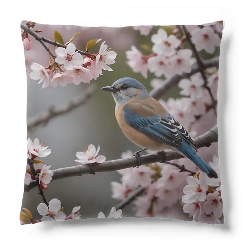 花見鳥 Cushion