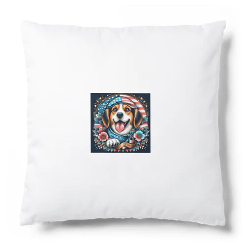 アメリカンな犬 Cushion