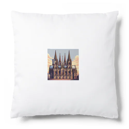 ケルン大聖堂（pixel art） Cushion