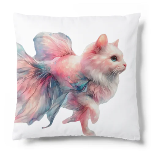 金魚×猫 Cushion