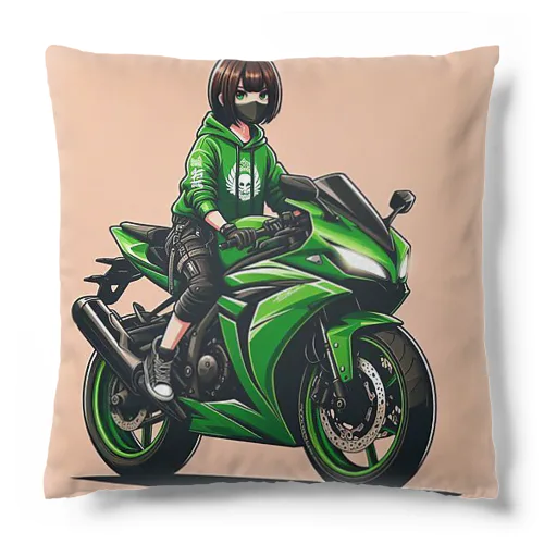 えみたん　スポーツバイクに乗る Cushion